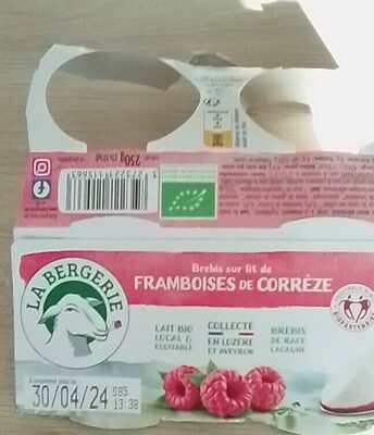 Brebis sur lit de framboises de Corrèze