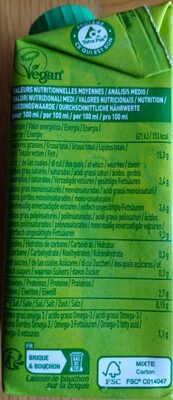 So Soja cuisine ! nutrition facts table