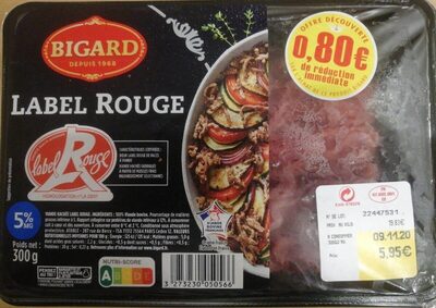 Viande hachée Label Rouge