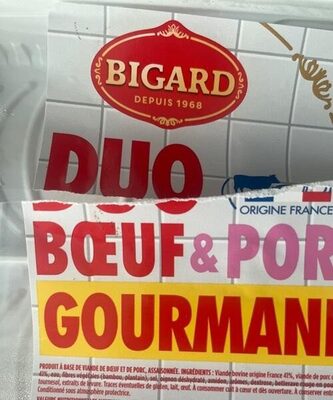 Bœuf porc steak haché