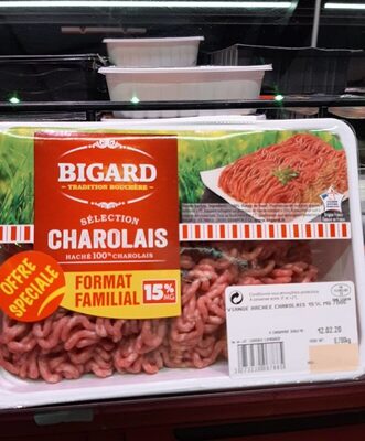 Viande Haché Pur Boeuf 15% MG