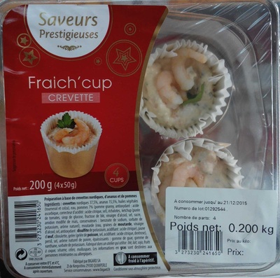 Fraich'cup crevette