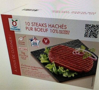 Steaks haches pur boeuf 10% Mg