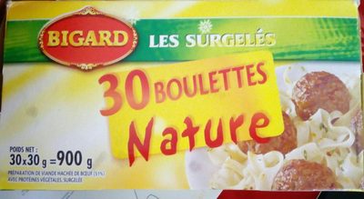 30 boulettes nature front packaging