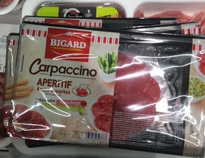 Carpaccino aperitif front packaging