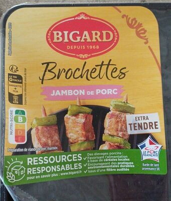 Brochette jambon de porc