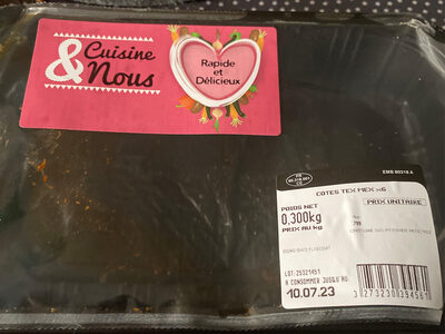 Côte de Porc Tex Mex x6