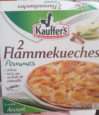 Flammekueches pommes front packaging