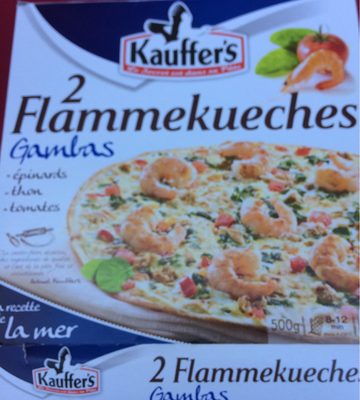 Kauffer's Flammekueches gambas