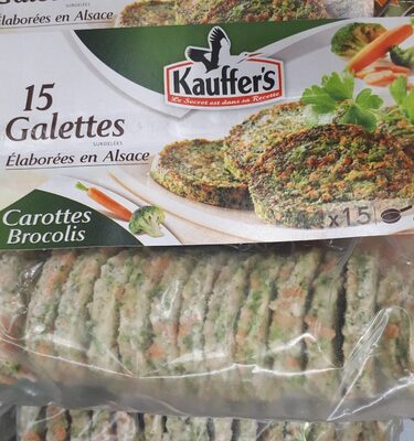 Galette Carottes Brocolis front packaging