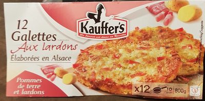 Galettes de pommes de terre aux lardons