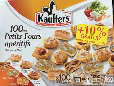 100 env petits fours aperitifs