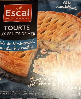 Tourte aux fruits de mer