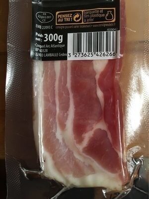 Poitrine de porc fumee