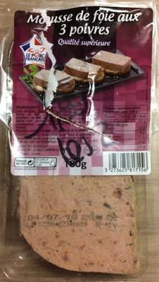 Mouase de foie aux 3 poivres front packaging