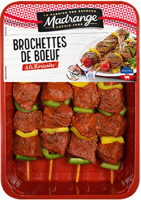 Brochettes de bœuf  à la mexicaine