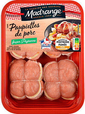 Paupiettes de porc lardées Paysannes
