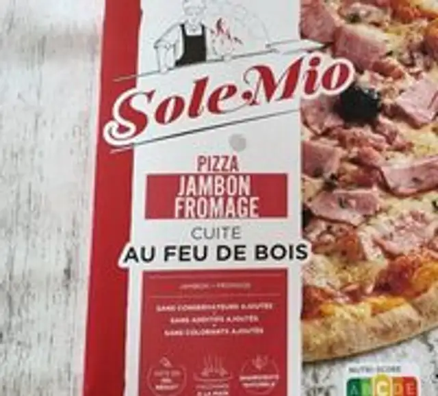 Pizza Jambon / Fromage Cuite au feu de bois