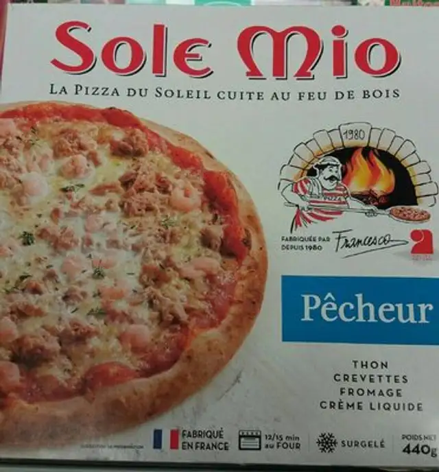 Pizza pecheur front packaging