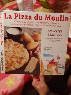 Pizza munster lardons front packaging