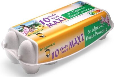 10 maxi œufs frais