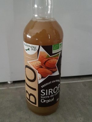 Sirop orgeat front packaging
