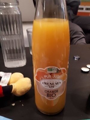 Pur jus d'orange bio front packaging