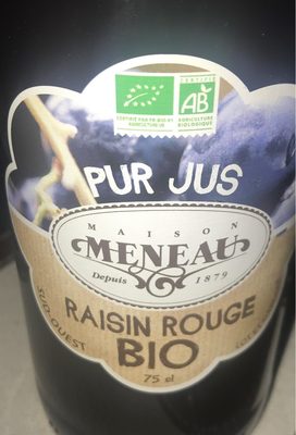 Raisin rouge front packaging