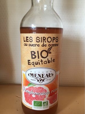 Sirop au sucre de canne - pamplemousse rose