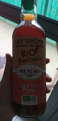 Sirop de Thé Vert Pêche au sucre de canne Bio Equitable