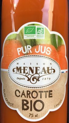 Pur jus carotte bio front packaging