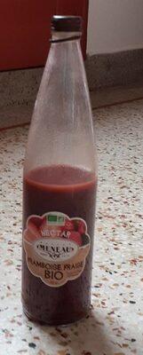 Jus de Framboise et Fraise BIO