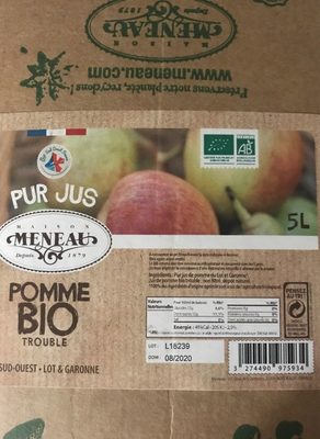 Pur jus pomme bio