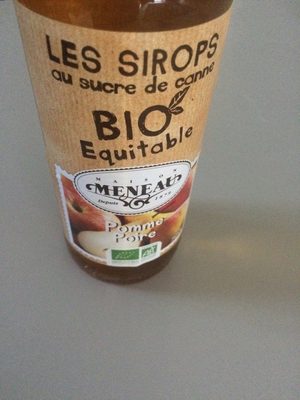 Sirop de Pomme Poire au sucre de canne Bio Equitable