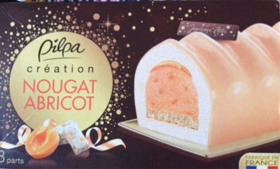 Création nougat abricot front packaging