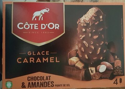 Glace caramel - Chocolat & Amandes pointe de sel