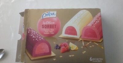 Délices sorbet front packaging