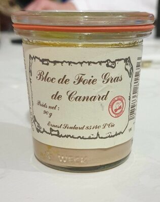 Bloc de foie gras de canard