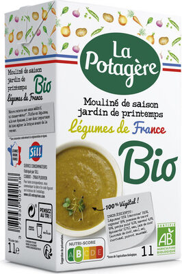 Mouliné de Saison Jardin de Printemps Légumes de France