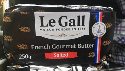 Le gall butter salted front packaging