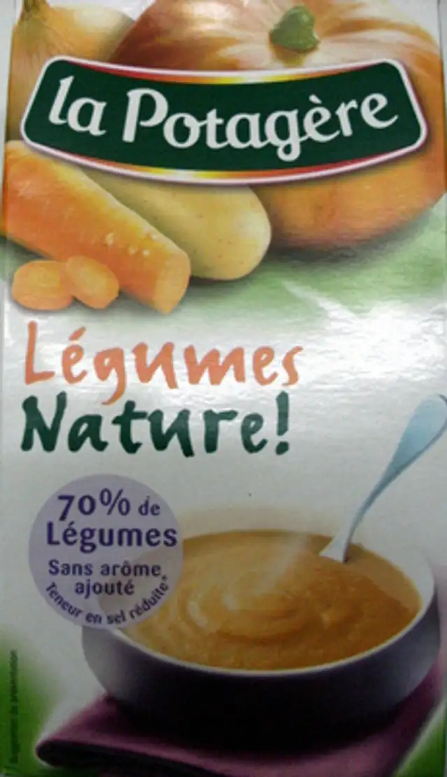 La Potagère légumes nature ! front packaging