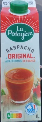 Gaspacho original - Soupe de tomate et légumes, basilic et menthe
