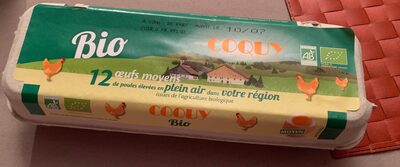 Oeufs moyens front packaging