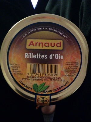 Rillettes d'oie