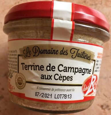 Terrine de cammagne aux cepes