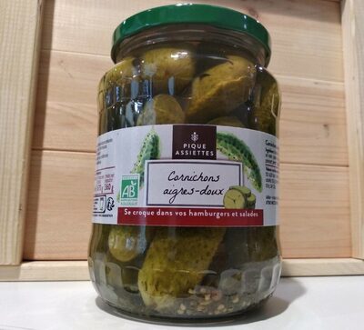 Cornichons aigres-doux Bio 72cl