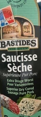 Saucisse seche roquefort front packaging