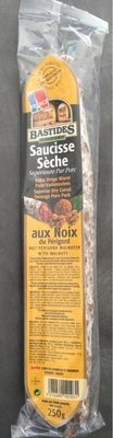 Saucisse Seche Sup Aux Noix 250GR front packaging