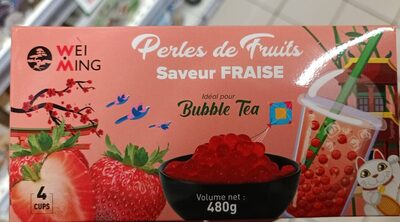 Perle de fruits saveur fraise