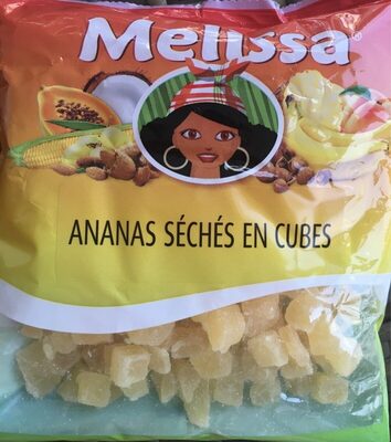 Ananas seché en cubes